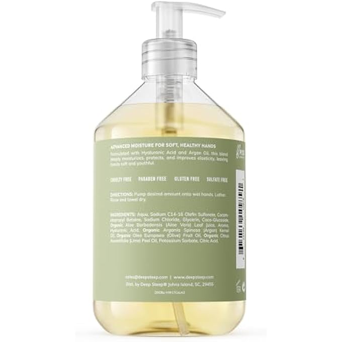 Deep Steep LIQUID HAND WASH, 17.6 OUNCES (COCONUT LIME) - Image 2